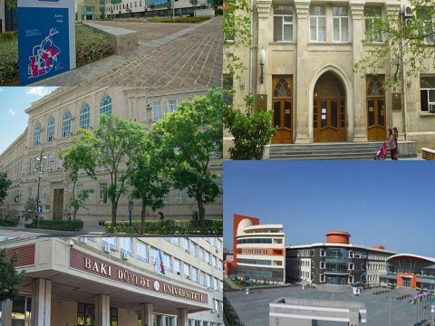 Ən yaxşı 5 universitetin rektoru mükafatlandırıldı - FOTOLAR  