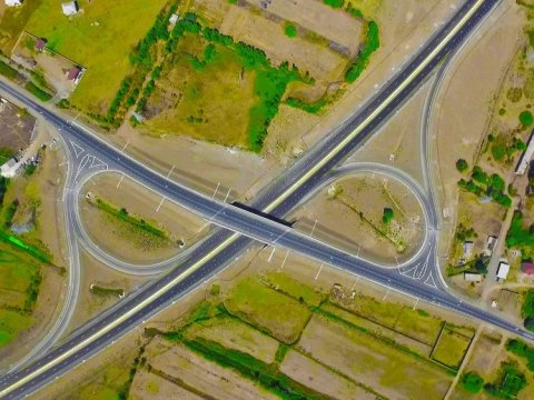 Prezident Ələt-Astara-İran avtomobil yolunun açılışında - FOTO