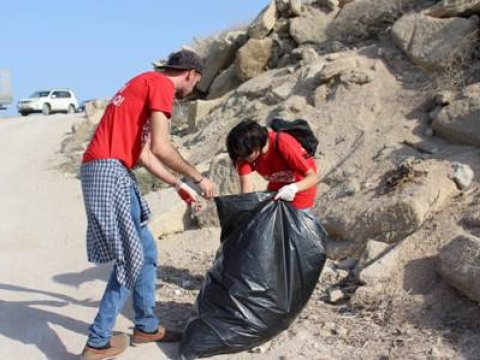 Bilgəh çimərliyində təmizlik - REPORTAJ