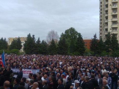 Bakı Şəhər Baş Polis İdarəsi “Qarabağ mitinqi” ilə bağlı məlumat yaydı: 2 min nəfər iştirak edib 