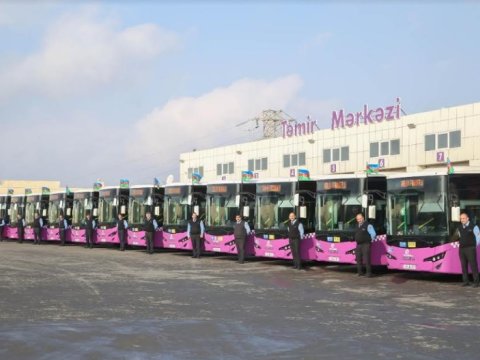 Bakıya 70 müasir avtobus gətiriləcək