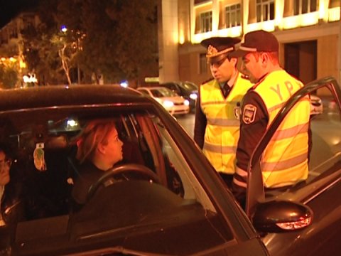 Yol polisi reyd keçirdi, gərgin anlar yaşandı - FOTOLAR