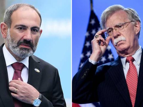 Bolton Paşinyanla danışıqlar apardı