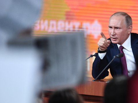 Putinin jurnalistlərlə ənənəvi mətbuat konfransının tarixi A&Ccedil;IQLANDI