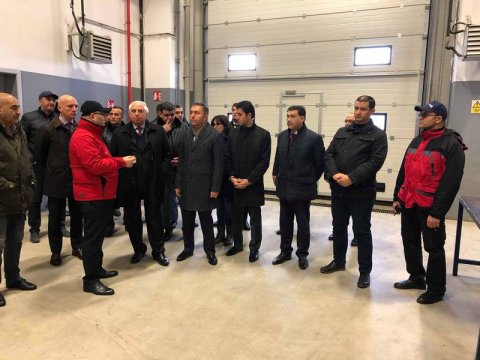 Deputatlar və jurnalistlər Bakı Nəqliyyat Agentliyinə getdilər - FOTOLAR  