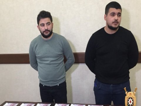 Bakıya 42000 saxta avro gətirənlər saxlanılıb