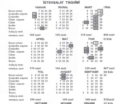 2019-cu ilin qeyri-iş günləri AÇIQLANDI - TƏQVİM