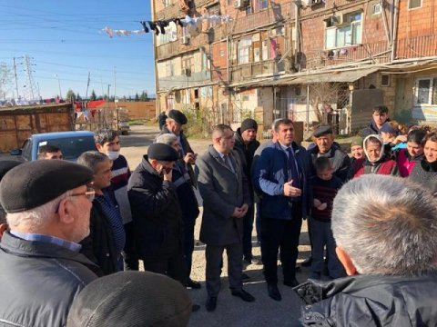 “Qaçqınkom” yanında İctimai Şura Sumqayıtda: Şəhidlər xiyabanı, köçkünlər... - FOTOLAR