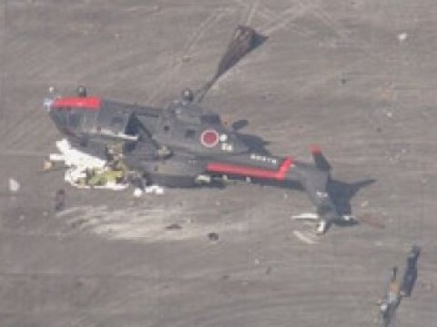 Hərbi helikopter qəzaya uğradı