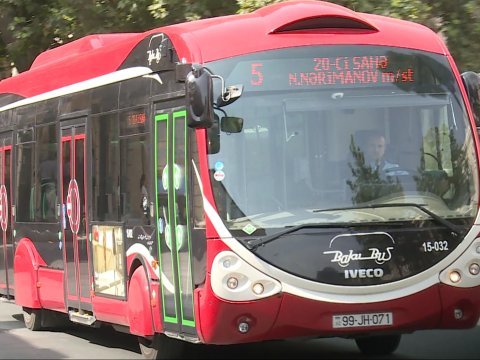 Avtobus dayanacaqları dəyişdirilir &ndash; yolun hərəkət buraxmaq qabiliyyəti artıb