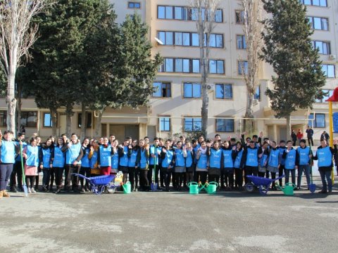 Leyla Əliyevanın təşəbbüsü ilə “Bizim həyət” layihəsi davam edir