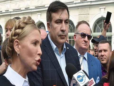 Saakaşvili Timoşenkonun namizədliyini dəstəklədi 