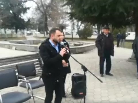 Marneuli azərbaycanlıları təxribatçı təşəbbüsə etiraz etdilər - FOTOLAR