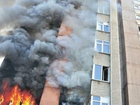 Yasamaldakı yanğında 3 aylıq körpə də zəhərləndi