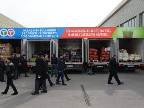 Daha bir ünvanda Novruz yarmarkası fəaliyyətə başladı - FOTOLAR