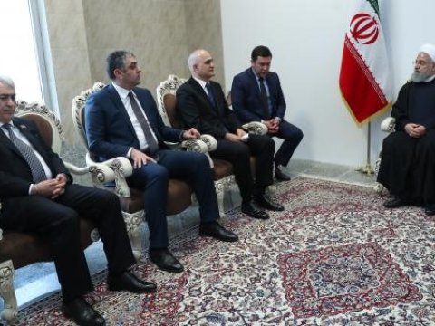 Ruhani Azərbaycanın n&uuml;mayəndələri ilə g&ouml;r&uuml;şd&uuml;