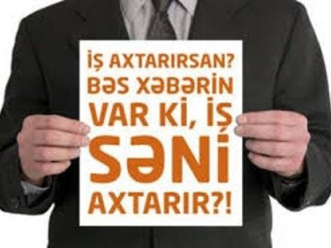 Sosial şəbəkələrdəki iş elanlarına aldanmayın! - XƏBƏRDARLIQ  &nbsp;