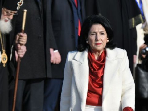 G&uuml;rc&uuml;stan prezidenti Ermənistanda səfərdədir