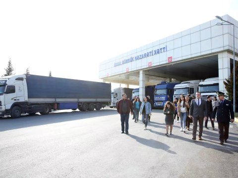 Jurnalistlər “Mazımçay”da “Yaşıl dəhliz”i izlədi – FOTOLAR