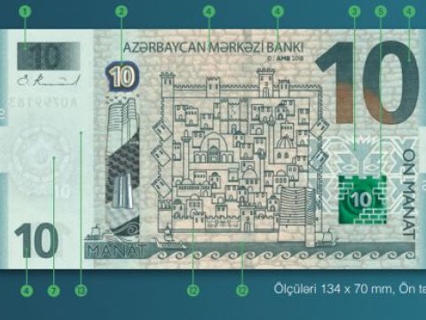 Yeni 10-luq əskinaslar dövriyyəyə buraxıldı