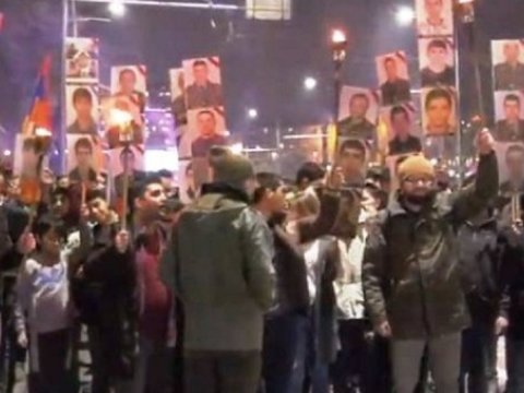 Aprel döyüşləri: Ermənistanda matəm, Azərbaycanda qələbə günü - FOTOLAR 