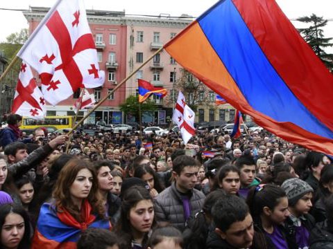 Cavaxetiya erməniləri G&uuml;rc&uuml;stan hakimiyyətini HƏDƏLƏDİLƏR