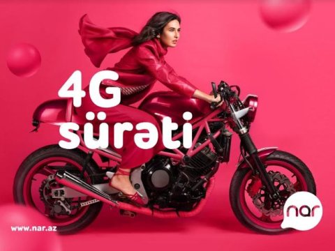 “Nar” 4G istifadəçilərinin sayı 1 il ərzində  2 dəfədən çox artıb