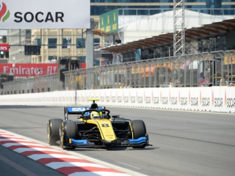 Bakıda Formula 2 yarışlarına start verildi