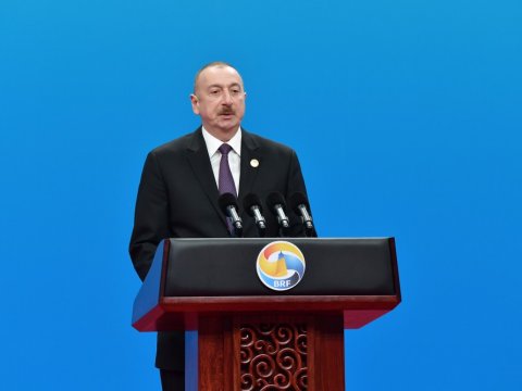 İlham Əliyevin “Bir kəmər, bir yol” Forumundakı ÇIXIŞI: “Əfsuslar olsun ki, bu qətnamələr yerinə yetirilmir”  