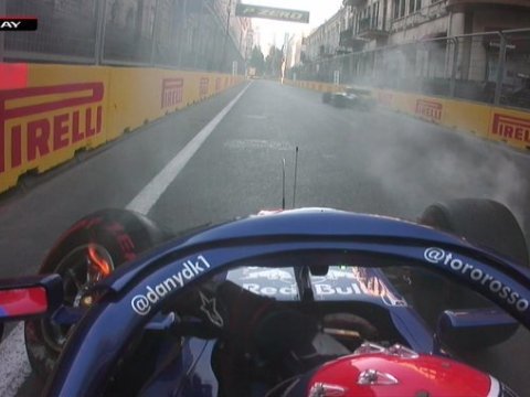 “Formula 1”: Rusiyalı pilotun maşını yanıb