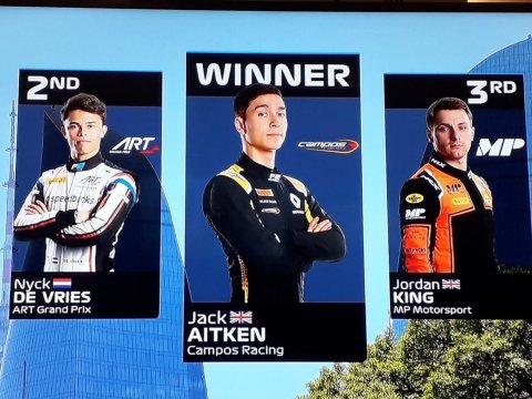 Formula 2-nin birinci yarışının qalibləri bəlli oldu