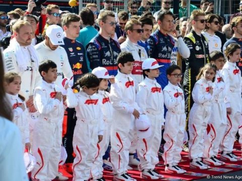 Azərbaycan Qran Prisi-ndə pilotların paradı keçirilib