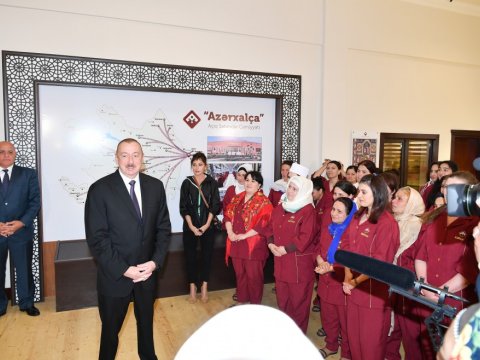 Prezident və birinci xanım Qobustanda - Açılışlar oldu - YENİLƏNİB-2