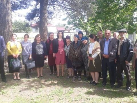 Deputat Kamilə Əliyeva seçicilərin problemlərini dinlədi - FOTOLAR