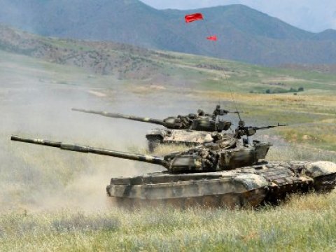 Ermənilər Ağdamda hərbi təlimlər keçirdi