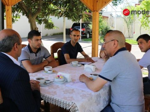 Alimpaşa Məmmədov Dilqəm Əsgərovun oğluna kişi sözü verdi - FOTOLAR  
