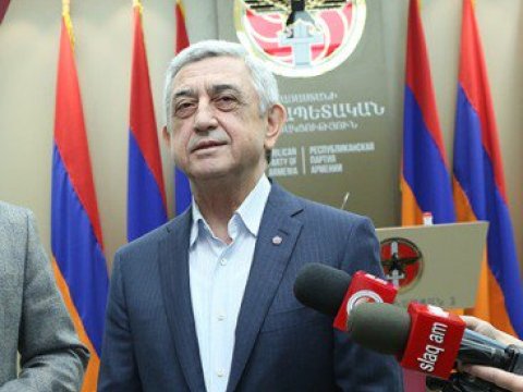 Sarkisyan yenidən siyasi mübarizəyə qoşuldu