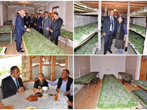 Goranboyun başçısı kümçülərlə görüşdü