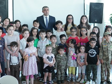 Nazir şəhid övladları ilə görüşdü – VİDEO + FOTOLAR