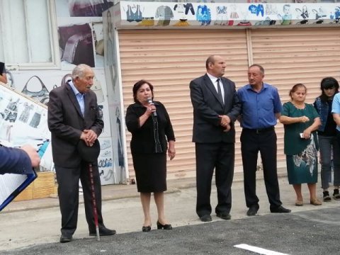 Gədəbəydə şəhidlərin xatirəsinə abidə bulaq kompleksi açıldı