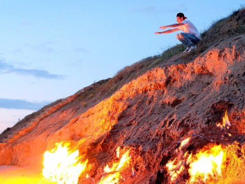 Bir gündə 700 xarici turist Yanardağa gedir