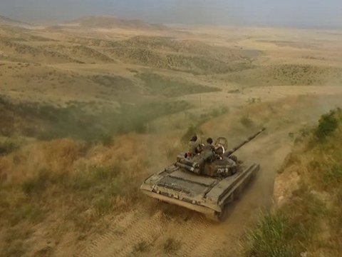 Düşmən ordusunun Ağdamdakı təlimlərindən yeni VİDEO