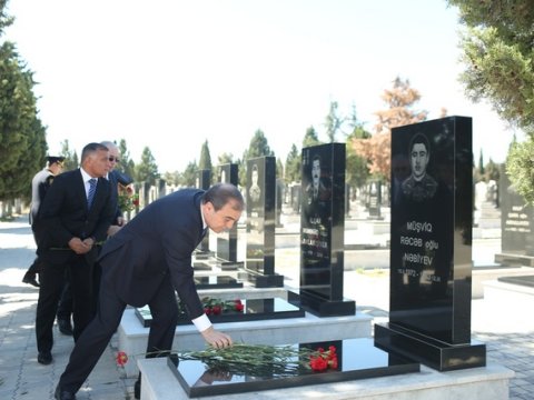 Gəncədə polis işçilərinin peşə bayramı qeyd olunub