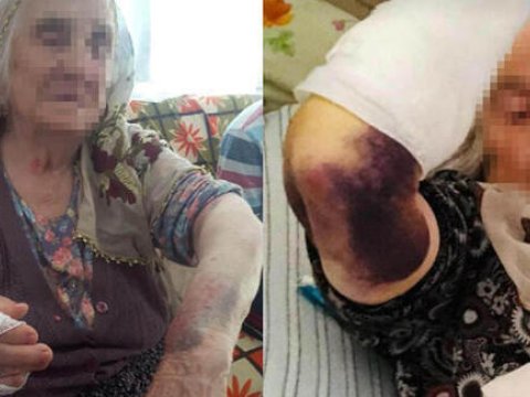 65 yaşlı gəlin 92 yaşlı qaynanasını döydü - SƏBƏB