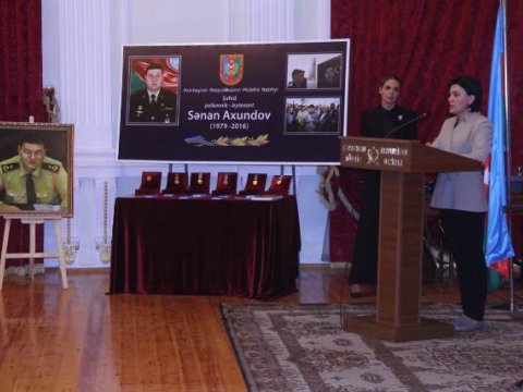 Şəhid övladının yüksək balla universitetə qəbul olması deputatları, hərbçiləri bir araya gətirdi - FOTOLAR