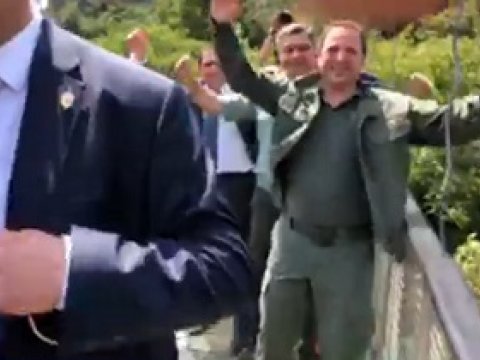 Paşinyan Zəngəzurla Qarabağın sərhədində rəqs etdi - VİDEO