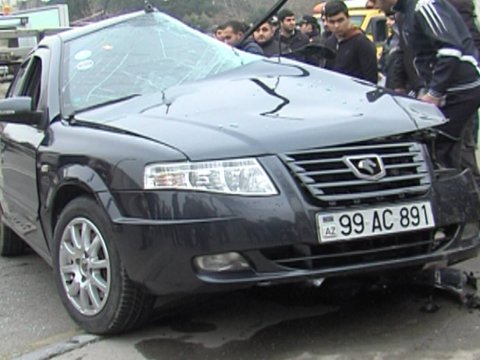 Bakıda 2 qadını xəstəxanalıq edən qəza