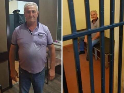 Polisi təhqir edən sürücü həbs olunub  