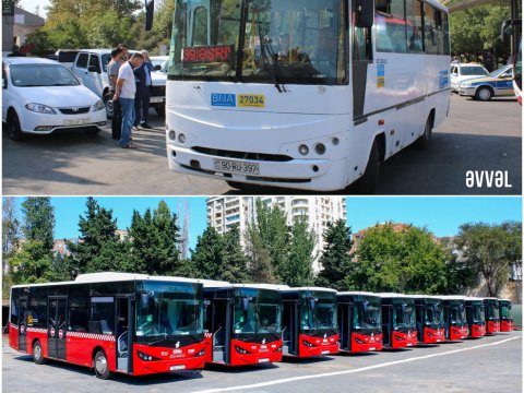 39 nömrəli marşruta yeni avtobuslar buraxıldı - FOTO