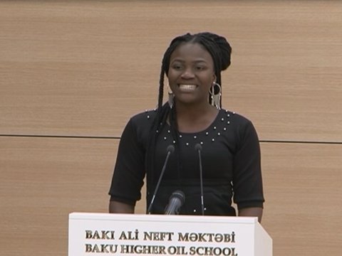 5 günə Azərbaycan dilini öyrənən nigeriyalı tələbə - VİDEO